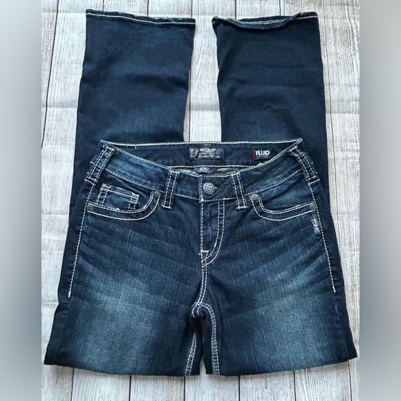 Silver Jeans “Suki” Fluid Denim Slim Bootcut Jeans - Picture 3 of 7